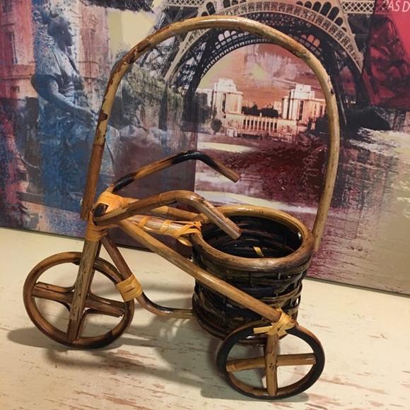 Vintage Ratan Bike W/Handle - Picture 11 of 12